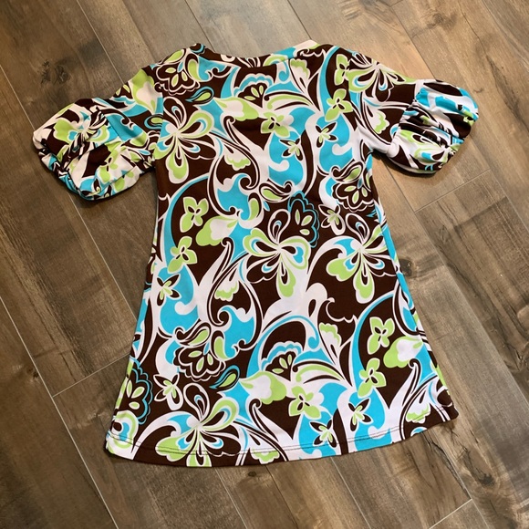 La SENZA retro patterned cuff sleeved top - Picture 8 of 10